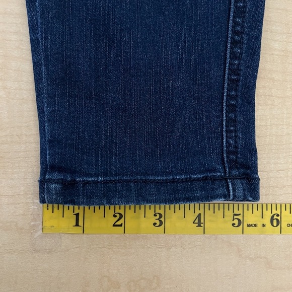 Vintage America Womens Denim Jeans Size 4R Paperbag Waist Stretch High Rise Blue - Picture 10 of 11